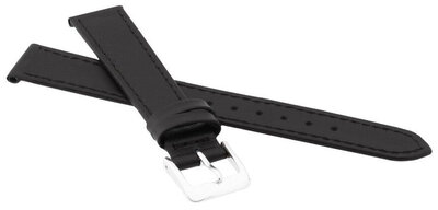 Kožený řemínek JVD R18201 20mm, černý