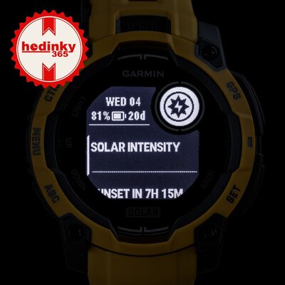 Garmin Instinct 3 Solar 45mm, Sunburst
