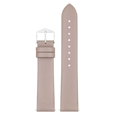 Kožený řemínek Hirsch Cashmere M 03902195-2, béžový, teletina, délka M, Quick Release