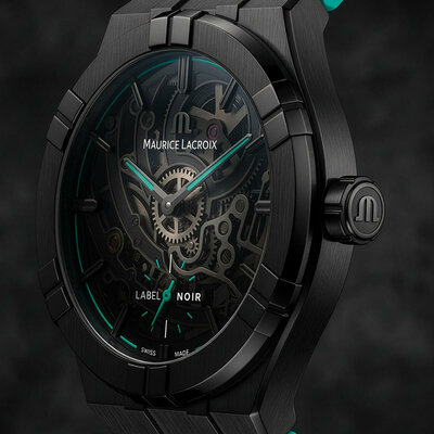 Maurice Lacroix Aikon Automatic Skeleton AI6028-DLB0B-030-H Label Noir Limited Edition 100pcs (+ náhradní řemínek)