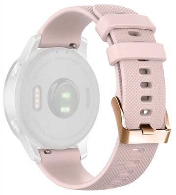 Silikonový řemínek Ricardo 18mm (pro Garmin Venu 2S/3S, Vívoactive 4S, Forerunner 265S, Venu 4 (41mm) aj.), růžový V2, Quick Release