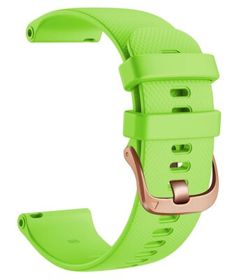 Silikonový řemínek Ricardo Aprica 18mm, Green, Quick Release