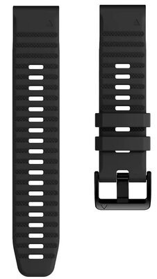Silikonový řemínek Ricardo Passo Rolle 26mm, QuickFit, Black