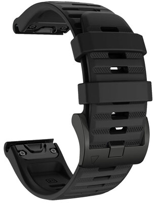 Silikonový řemínek Ricardo Passo Rolle 26mm, QuickFit, Black