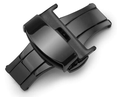 Černá motýlková spona Ricardo na hodinky