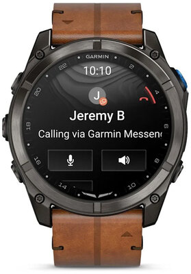 Garmin D2 Mach 2 Pro 51mm (Premium), Chestnut Leather Band (+ náhradní řemínek)
