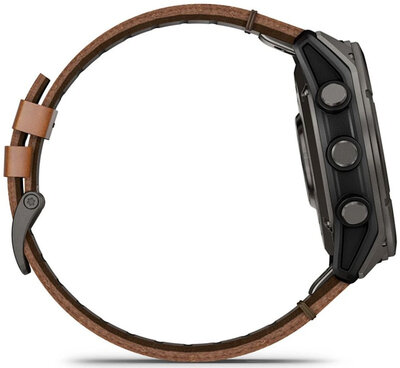 Garmin D2 Mach 2 Pro 51mm (Premium), Chestnut Leather Band (+ náhradní řemínek)