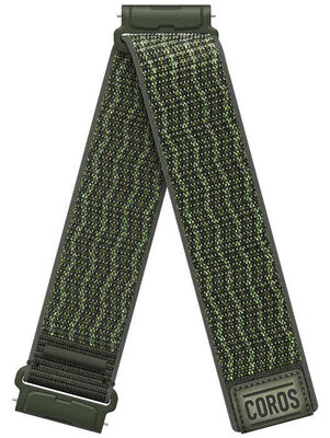 Nylonový řemínek Coros (pro Nomad), zelený, Quick Release, prodloužená délka
