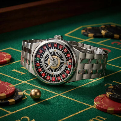 Perrelet Turbine Automatic A4066/S3 Casino Roulette Limited Edition 100pcs (+ náhradní řemínek)