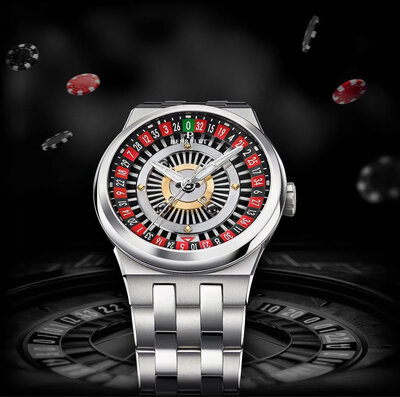 Perrelet Turbine Automatic A4066/S3 Casino Roulette Limited Edition 100pcs (+ náhradní řemínek)