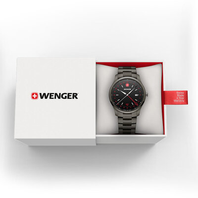 Wenger City GMT Quartz 01.1442.108
