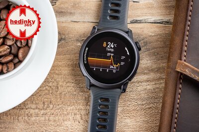 Coros Pace 4 Black Crystal / Silicone Band