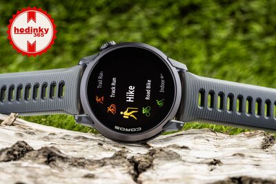 Coros Pace 4 Black Crystal / Silicone Band