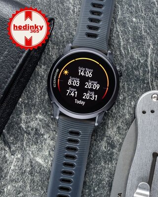 Coros Pace 4 Black Crystal / Silicone Band