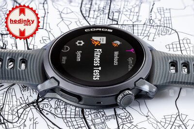 Coros Pace 4 Black Crystal / Silicone Band