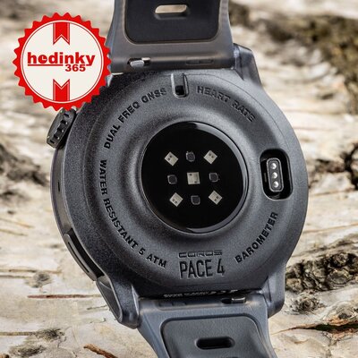 Coros Pace 4 Black Crystal / Silicone Band