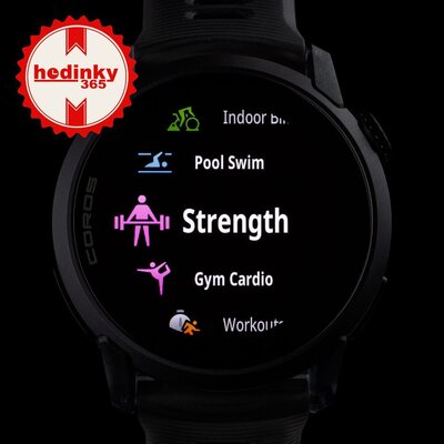 Coros Pace 4 Black Crystal / Silicone Band