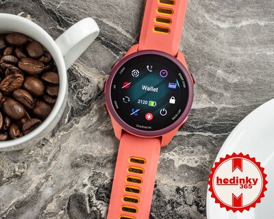 Garmin Forerunner 170 Music Red Pink/Mango