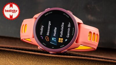 Garmin Forerunner 170 Music Red Pink/Mango