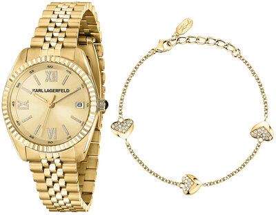 Karl Lagerfeld Timeless Code R0553108501 + náramek