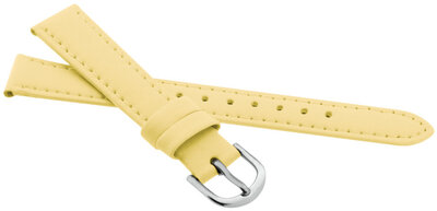 Koženkový řemínek JVD RJ7148.27 14mm, žlutý