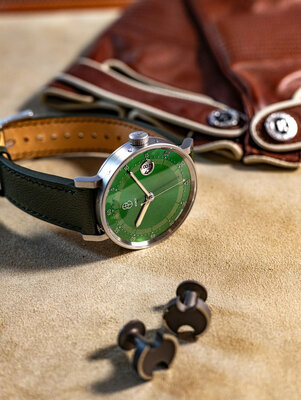 Robot Graphic Sutnar Chameleon Green Automatic 1901ST07