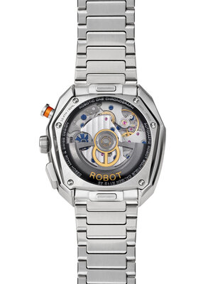 Robot Robotic One Silver 2501ST01 Automatic Chronograph (+ náhradní řemínek)