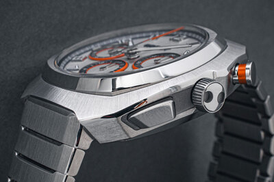 Robot Robotic One Silver 2501ST01 Automatic Chronograph (+ náhradní řemínek)