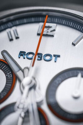 Robot Robotic One Silver 2501ST01 Automatic Chronograph (+ náhradní řemínek)