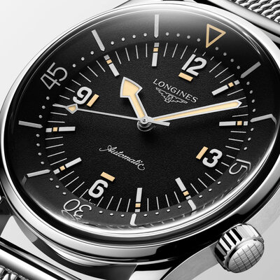 Longines Heritage Legend Diver Automatic Chronometer L3.795.4.59.9 (+ náhradní řemínek)