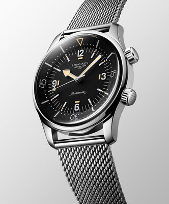 Longines Heritage Legend Diver Automatic Chronometer L3.795.4.59.9 (+ náhradní řemínek)