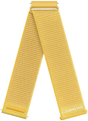 Nylonový řemínek Coros (pro Apex 4 42mm, Pace 4, Pace Pro aj.), žlutý, Quick Release