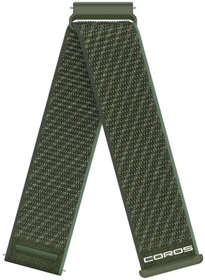 Nylonový řemínek Coros (pro Apex 4 46mm, Nomad), zelený, Quick Release
