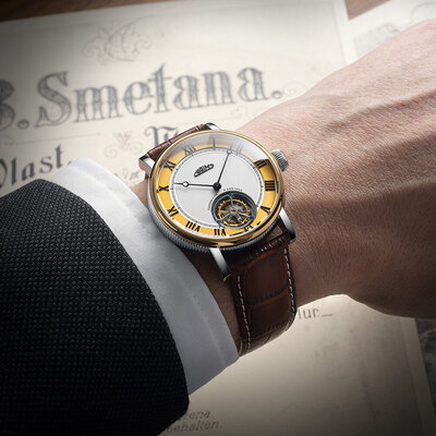 Prim Tourbillon Bedřich Smetana Gold Automatic W91P.13235.C Limited Edition 25pcs
