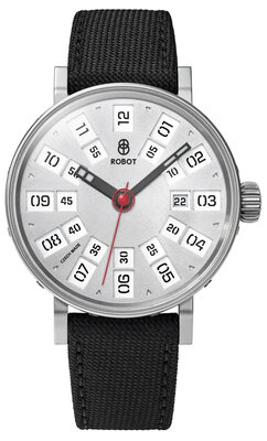 Robot Graphic Analog Silver Automatic 2202ST01