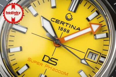 Certina DS Super PH2000M Automatic Powermatic 80 C050.607.44.361.02 (+ náhradní řemínek)