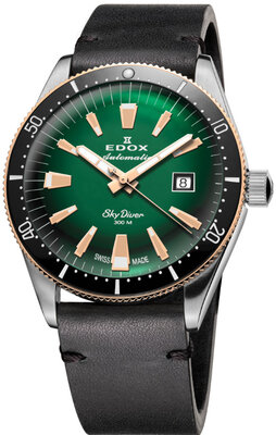 Edox SkyDiver Automatic Date 80126-357RNM-VIR Limited Edition (+ náhradní řemínek)