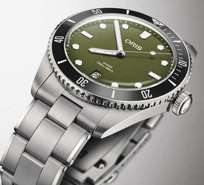 Oris Divers Date Automatic 01 733 7795 4057-Set (+ náhradní řemínek)