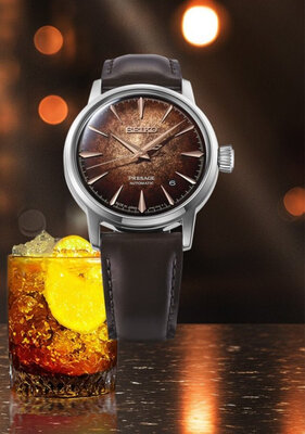 Seiko Presage Automatic HCB003J1 Cocktail Time "Whiskey Mist"