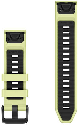 Silikonový řemínek Garmin 20mm, Citron, QuickFit, + prodloužená část, 010-14411-00