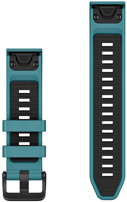 Silikonový řemínek Garmin 20mm, Turquoise, QuickFit, + prodloužená část, 010-14412-00