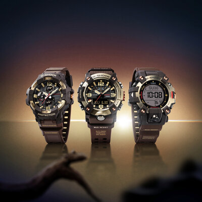 Casio G-Shock Mudmaster GG-B100XMH-5AER Carbon Core Guard Master in Horizon Gold Series