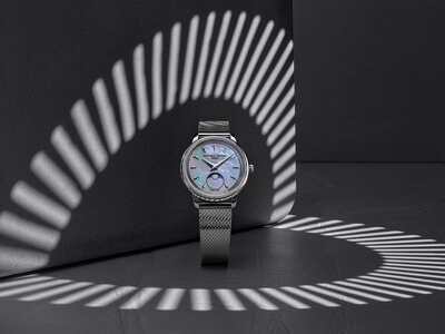 Frederique Constant Classics Moneta Quartz Moonphase Ladies FC-206MPLB2S6B