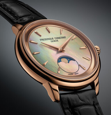 Frederique Constant Classics Moneta Quartz Moonphase Ladies FC-206MPSAL2S4
