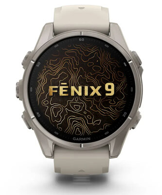 Garmin Fenix 9 AMOLED 43mm, Titanium Fog Gray