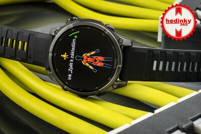 Garmin Fenix 9 AMOLED 47mm, Carbon Gray DLC Titanium Black