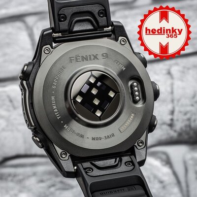 Garmin Fenix 9 AMOLED 47mm, Carbon Gray DLC Titanium Black
