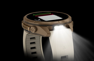 Garmin Fenix 9 Pro AMOLED 43mm, Autumn Gold Titanium Cream/French Gray