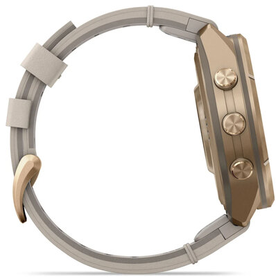 Garmin Fenix 9 Pro AMOLED 43mm, inReach, Autumn Gold Titanium/Bone (Premium) (+ náhradní řemínek)