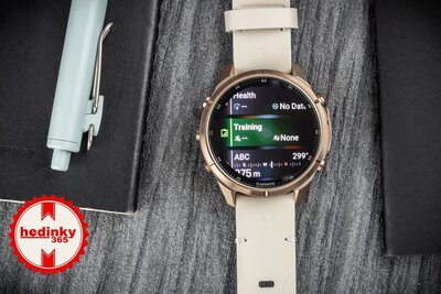 Garmin Fenix 9 Pro AMOLED 43mm, inReach, Autumn Gold Titanium/Bone (Premium) (+ náhradní řemínek)